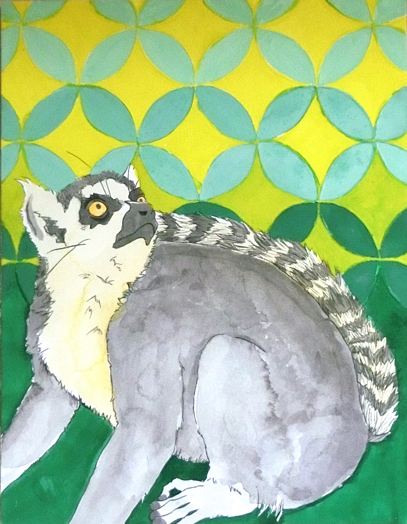 『おいかけて』やがみ いなほ F6号(410×318mm)