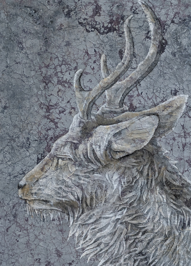 『さを鹿』 小野千寿子 F4