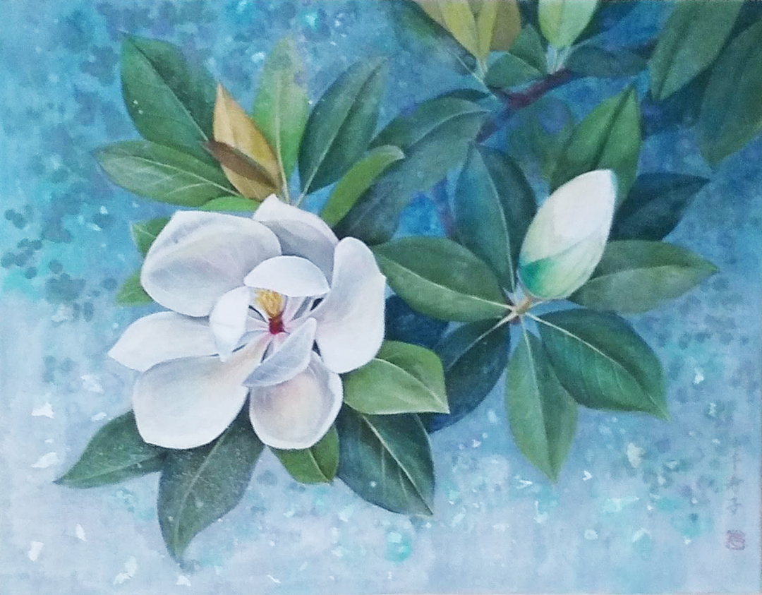 『泰山木』 小野千寿子 F6