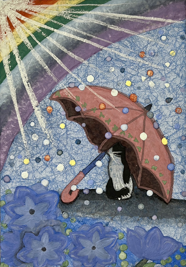 『雨上がりの空に』前田彩光 23.0×16.0㎝