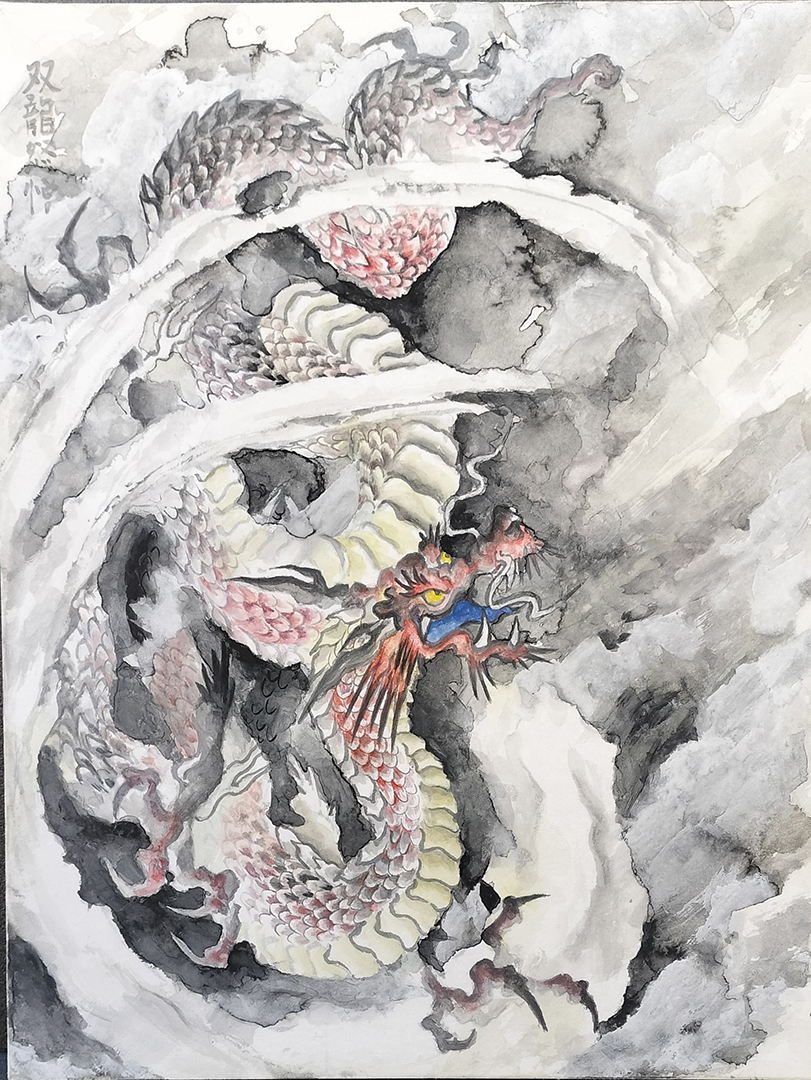 『双竜・怒』金子 奈都生 F6