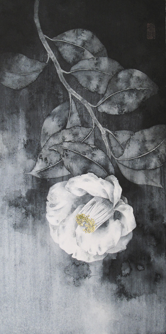 『密か』北村康朗 40×20cm