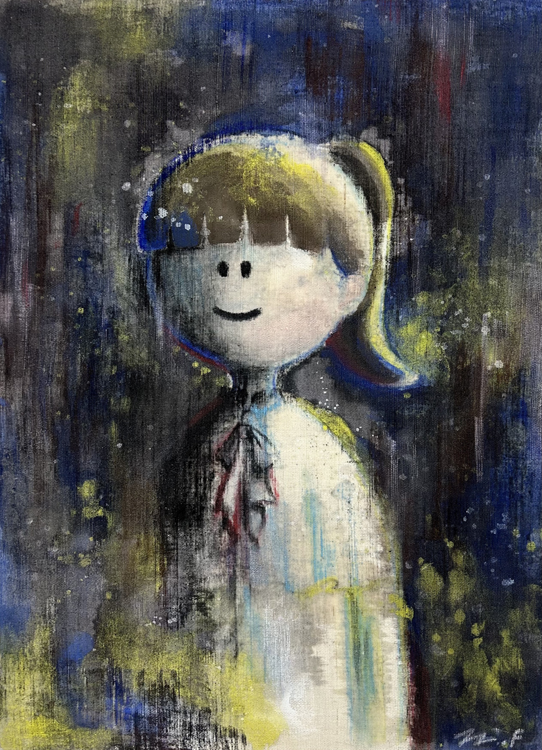 『玲瓏』藤原瑞桜 455×330mm