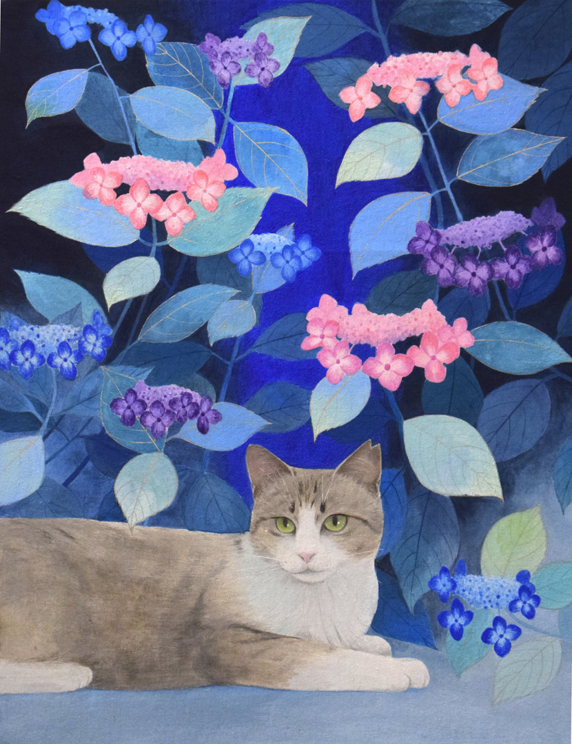 『梅雨晴れ』河内貴実子 F6号