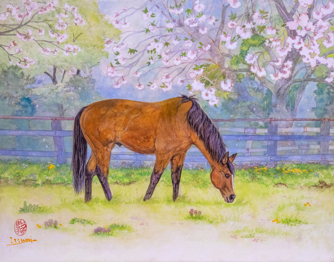 『花のふる時』斉藤いつみ F6