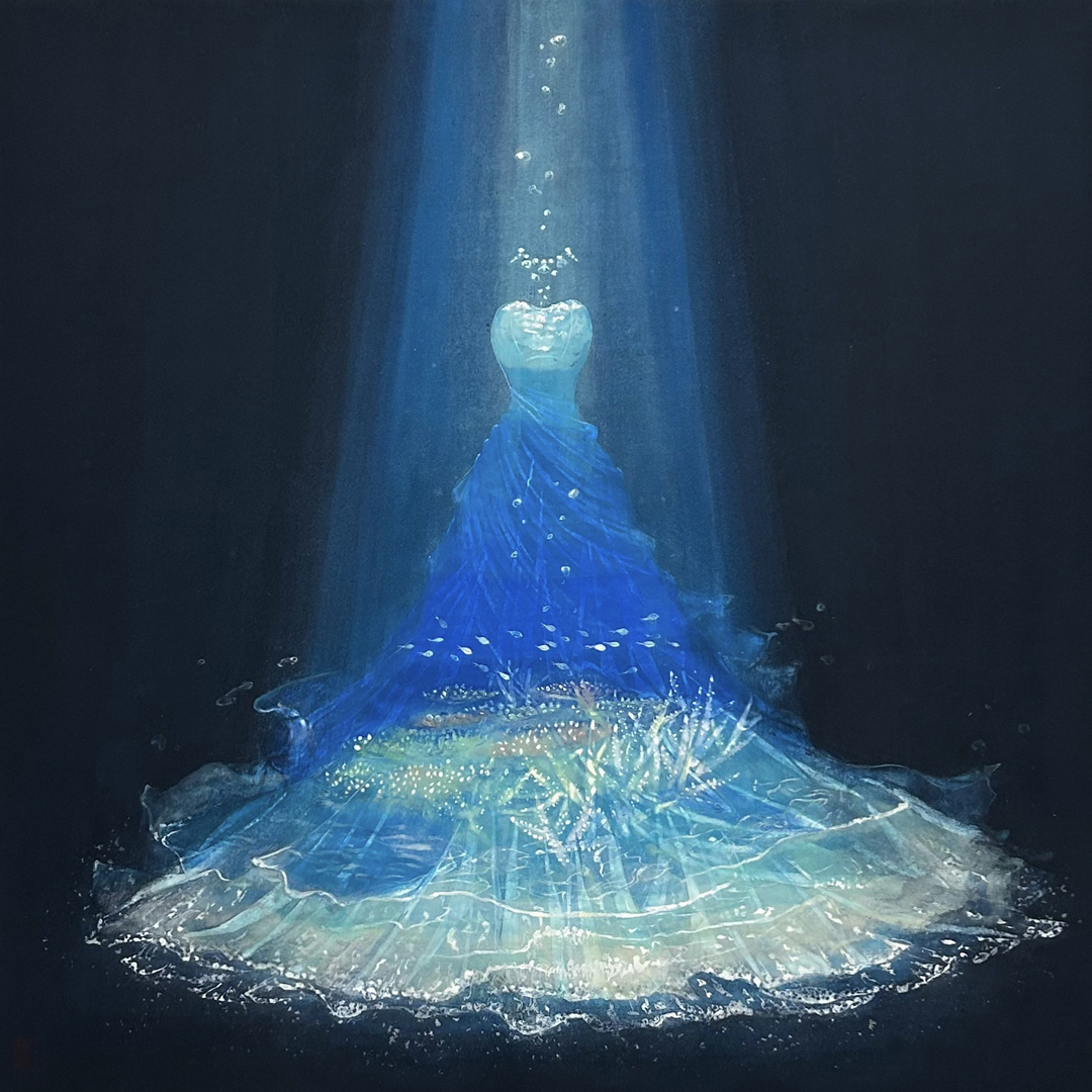 『海のドレスⅢ』福島七海 S8号