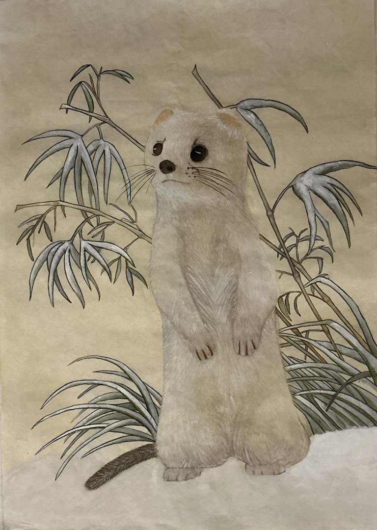 『觀照』劉書維 41.5×29.5cm