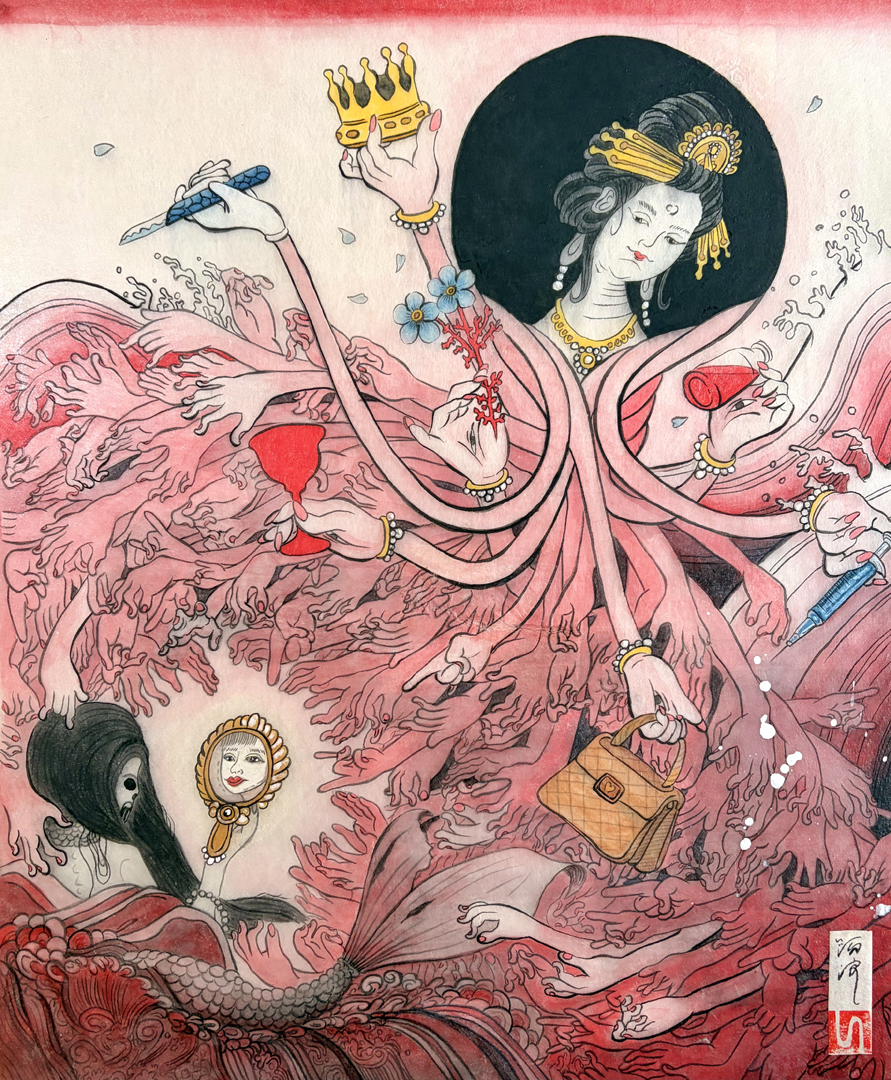 『整容海天女』KAMBA(芳波) f8号