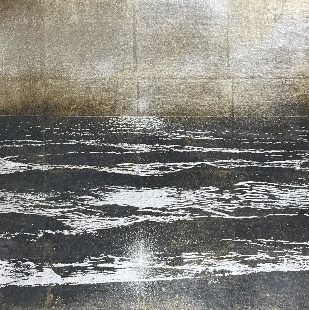 『海潮音』川村愛 410×410mm