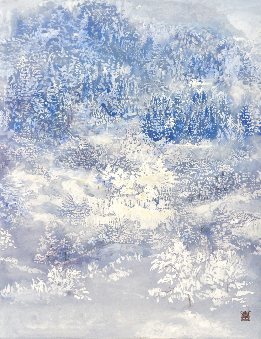 『冬映』可児貴子 F6