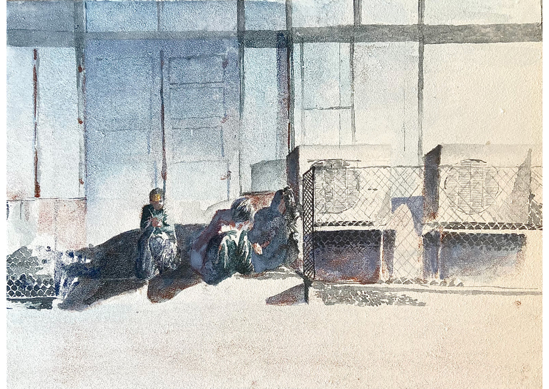 『ともだち』中田 怜 333mm×242mm