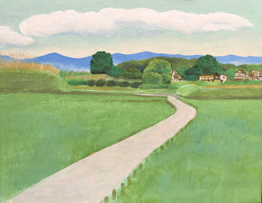 『丹陽』松本裕子 41×31.8cm×2cm(F6号)