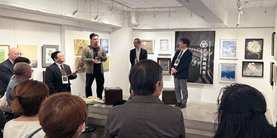 日本画継環展 東京・銀座展会場風景
