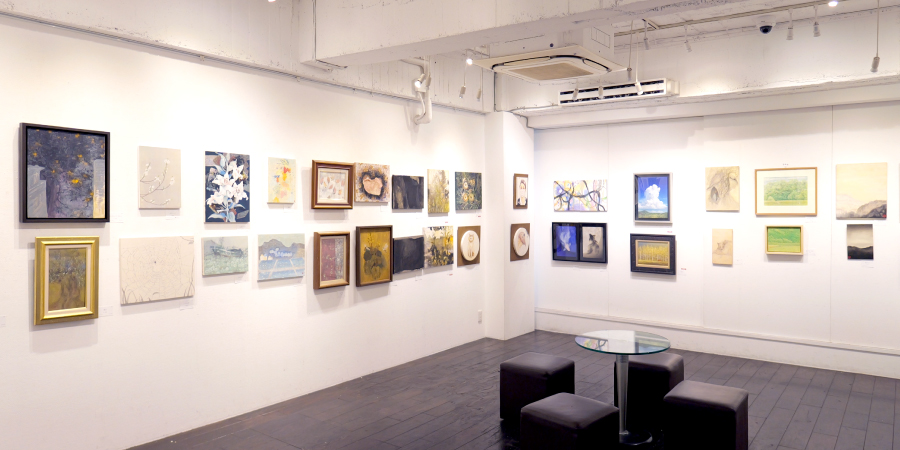 日本画継環展 東京・銀座展会場風景