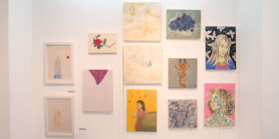 日本画継環展 東京・銀座展会場風景