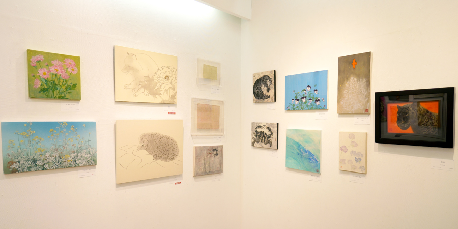 日本画継環展 東京・銀座展会場風景