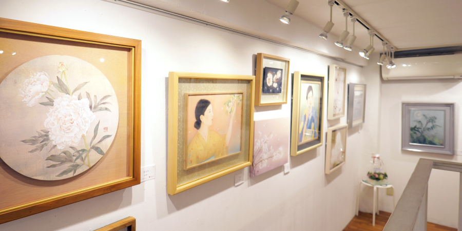 日本画継環展 東京・銀座展会場風景