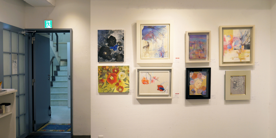 日本画継環展 東京・銀座展会場風景