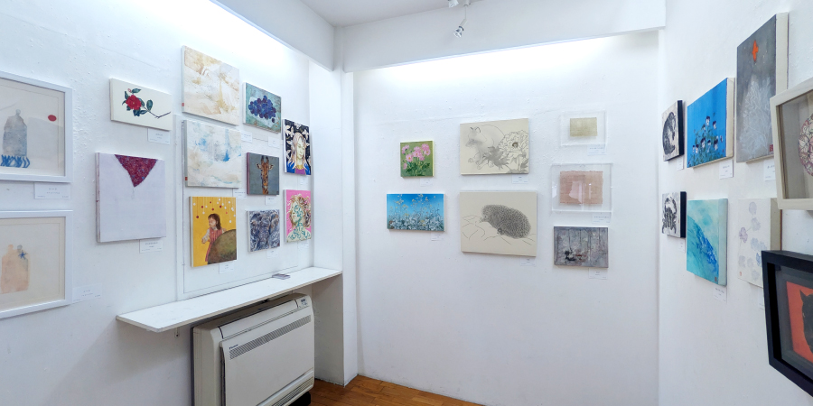 日本画継環展 東京・銀座展会場風景