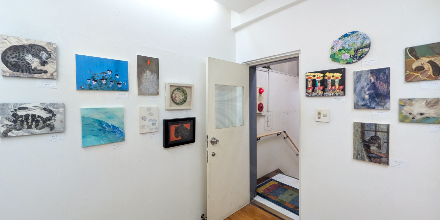 日本画継環展 東京・銀座展会場風景