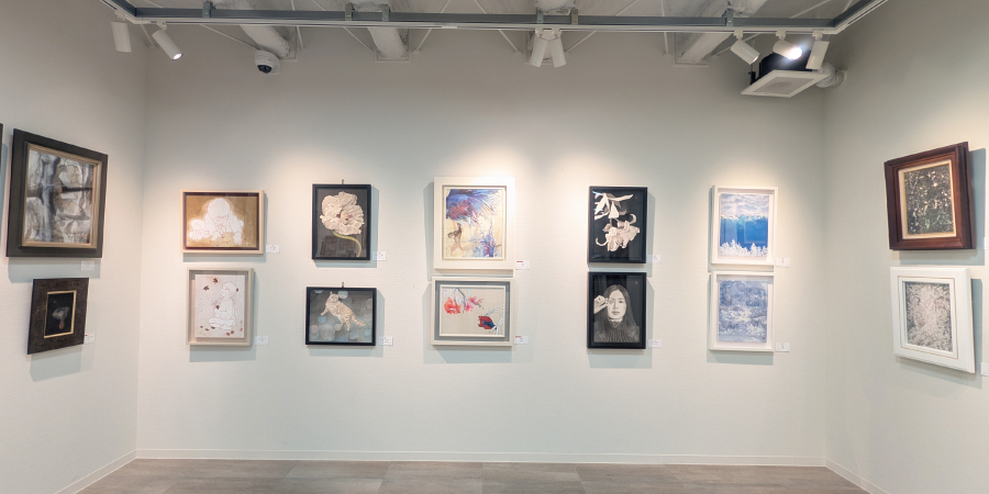 日本画継環展 福岡展会場風景-山本文房堂