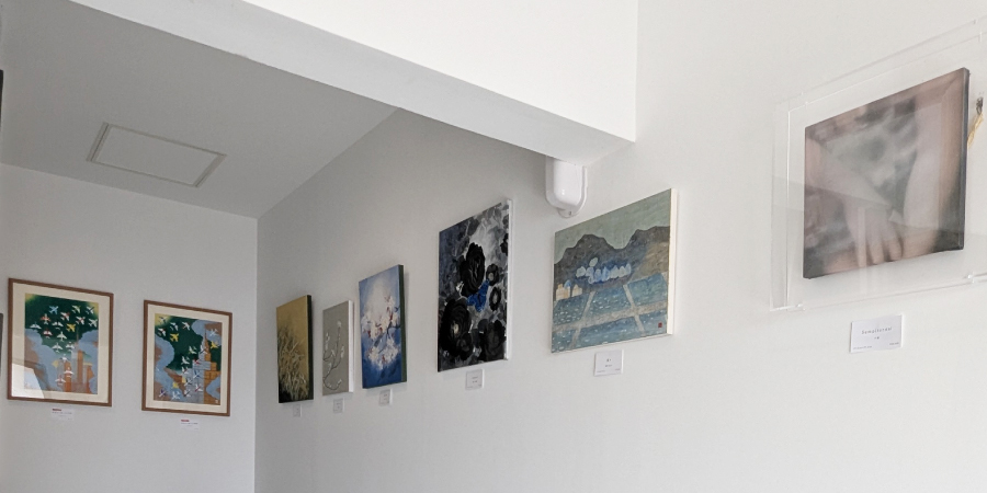 日本画継環展 福岡展会場風景-muni