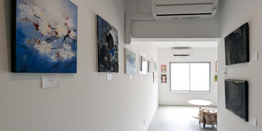 日本画継環展 福岡展会場風景-muni